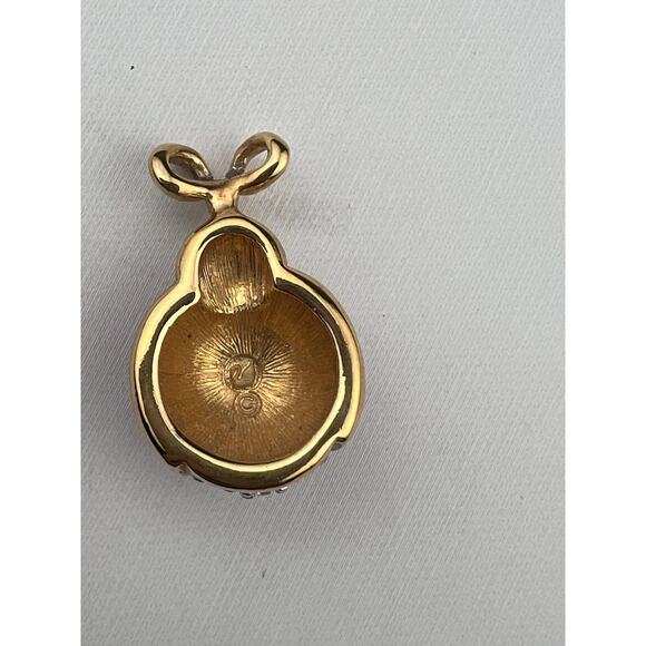 Swarovski Red Ladybug Gold Tone Pendant for Necklaces - Picture 3 of 5